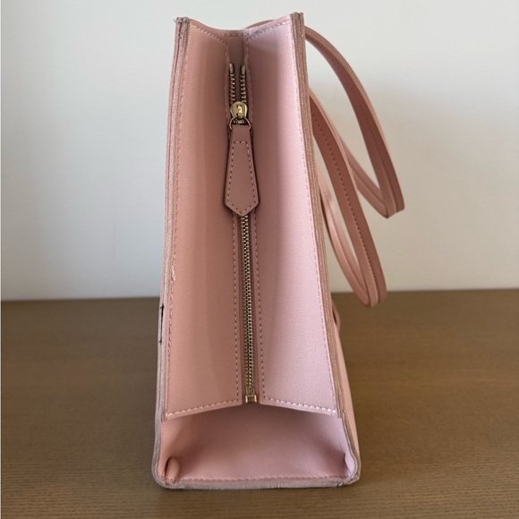 Urban Expressions Vegan Pink Handbag Totebag Barbiecore, Pastel, Rose, Spring - Picture 5 of 10